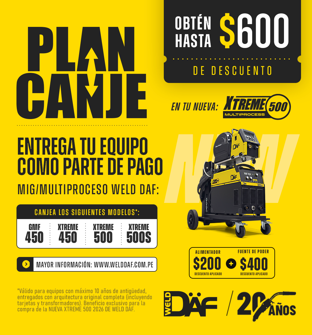 PLAN CANJE XTREME 500 WELD DAF
